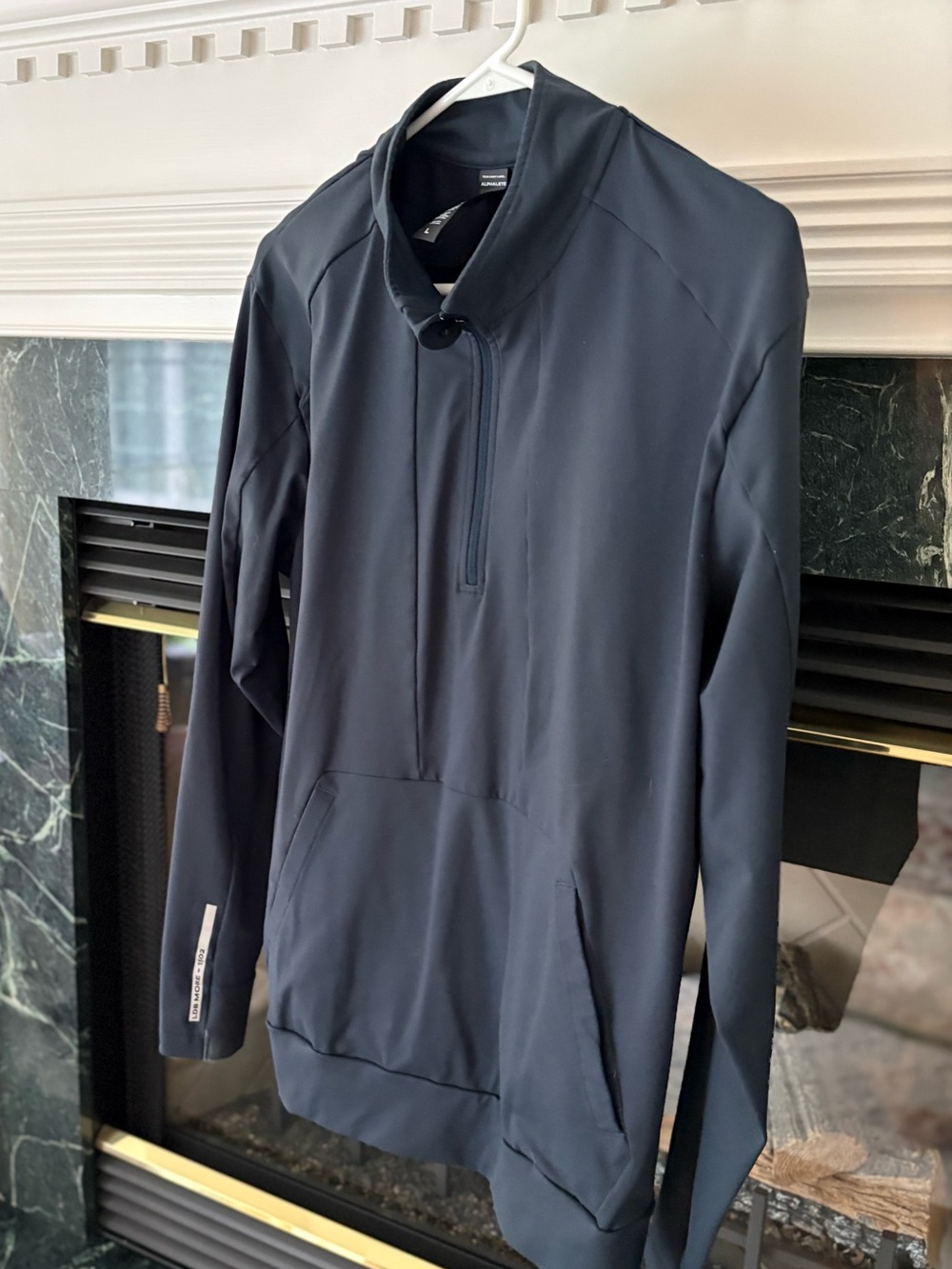 Men's  Alphalete Navy Half-Zip Pullover Jacket
